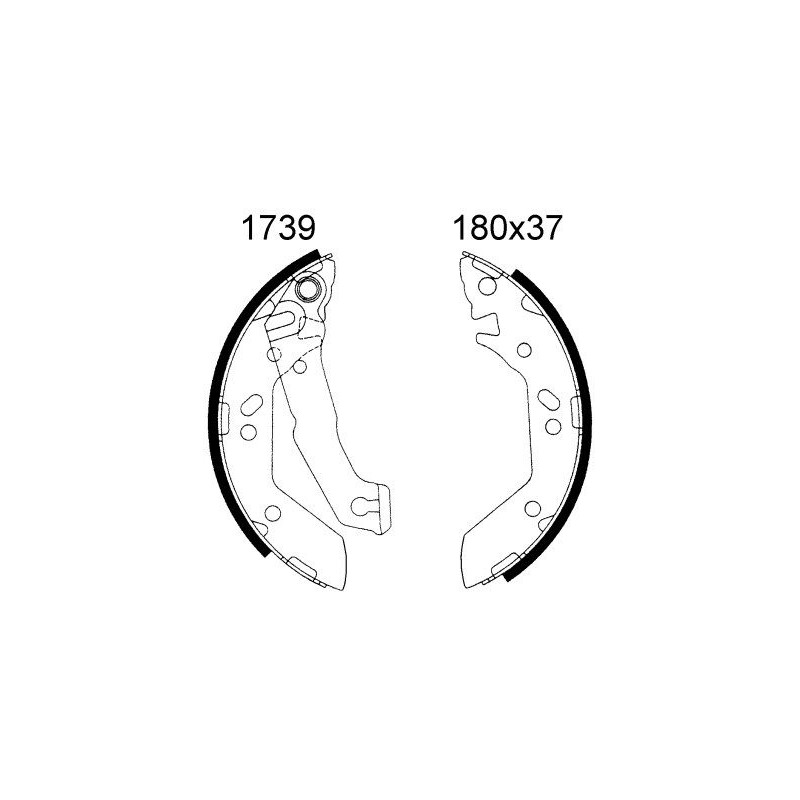 BSF 6462 Kit frenos, freno de tambor