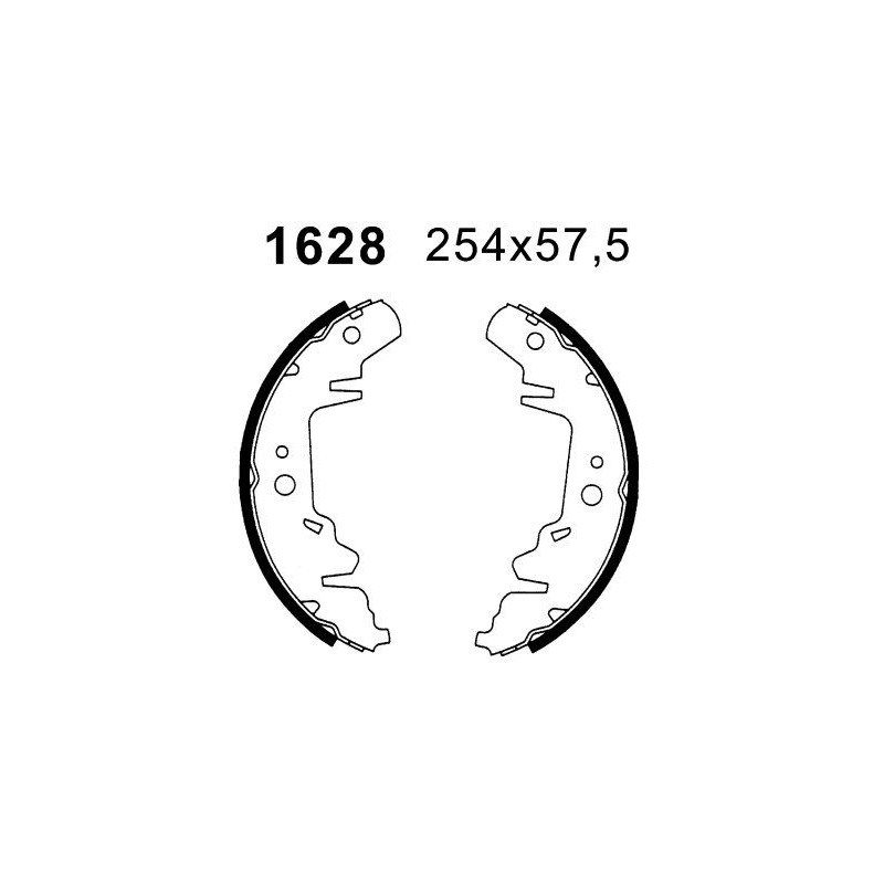 BSF 6472 Kit frenos, freno de tambor