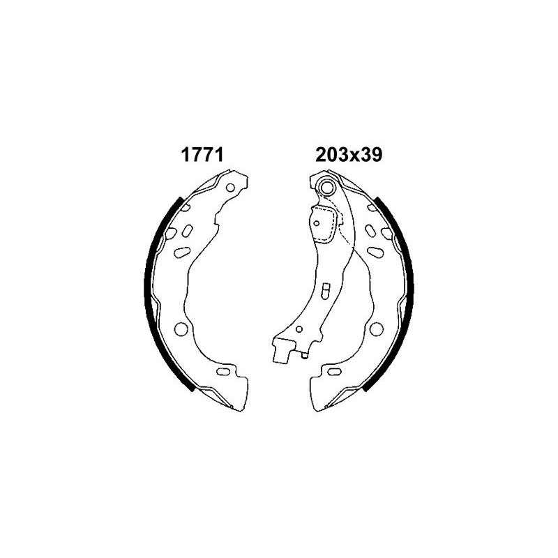BSF 6482 Kit frenos, freno de tambor