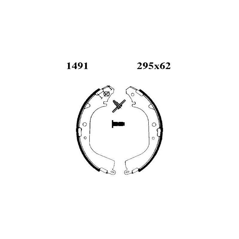 BSF 6495 Kit frenos, freno de tambor