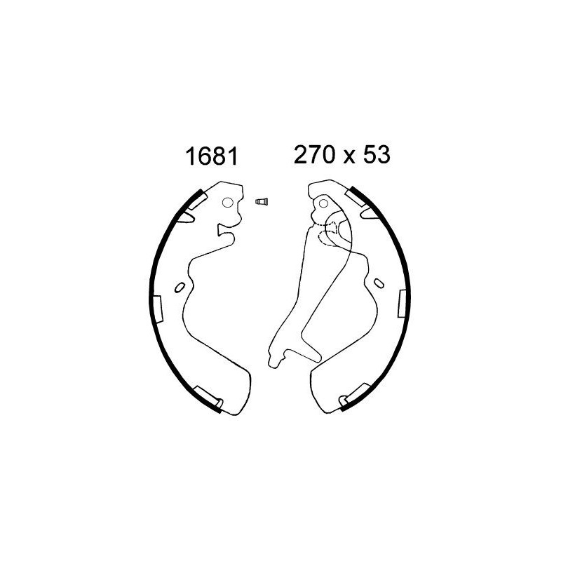 BSF 6515 Kit frenos, freno de tambor