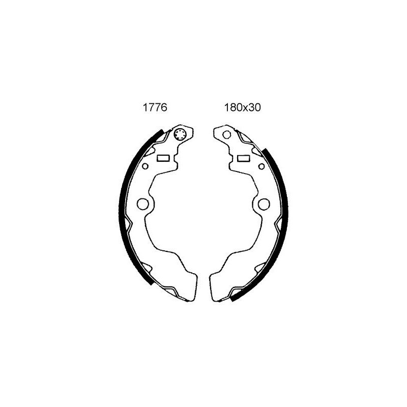 BSF 6539 Kit frenos, freno de tambor
