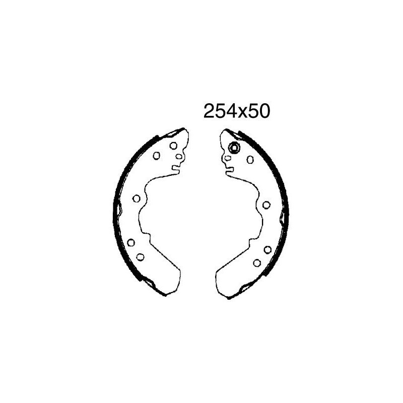 BSF 6551 Kit frenos, freno de tambor