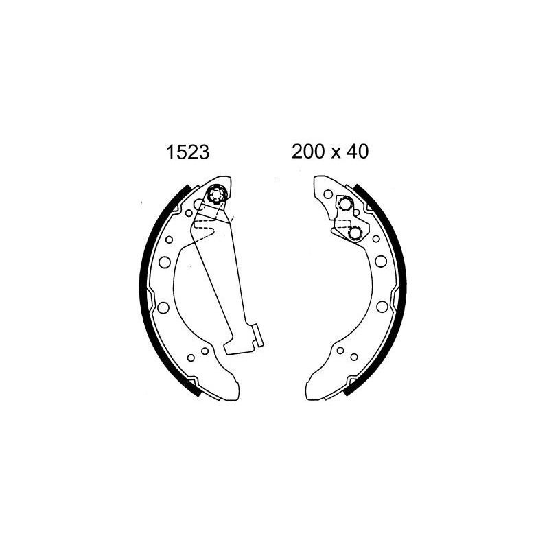 BSF 7242 Kit frenos, freno de tambor
