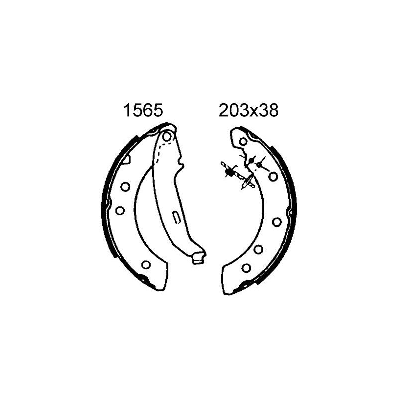 BSF 7264 Kit frenos, freno de tambor