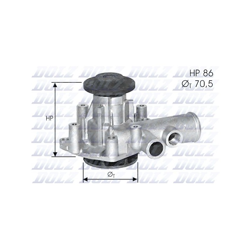 DOLZ A144 Bomba de agua, refrigeración del motor