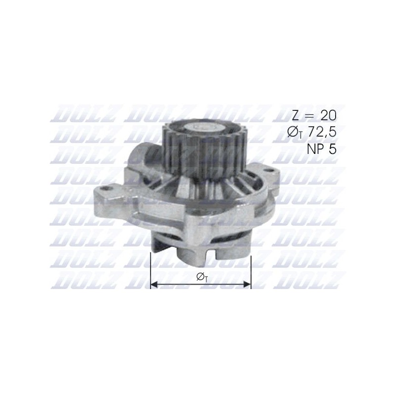 DOLZ A180 Bomba de agua, refrigeración del motor