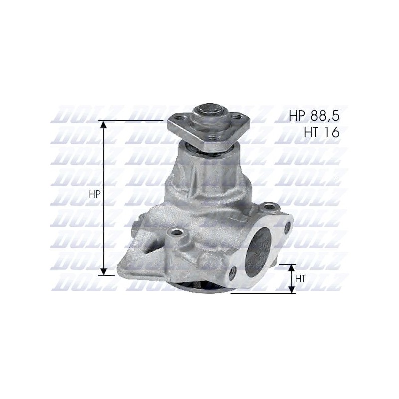 DOLZ L132 Bomba de agua, refrigeración del motor