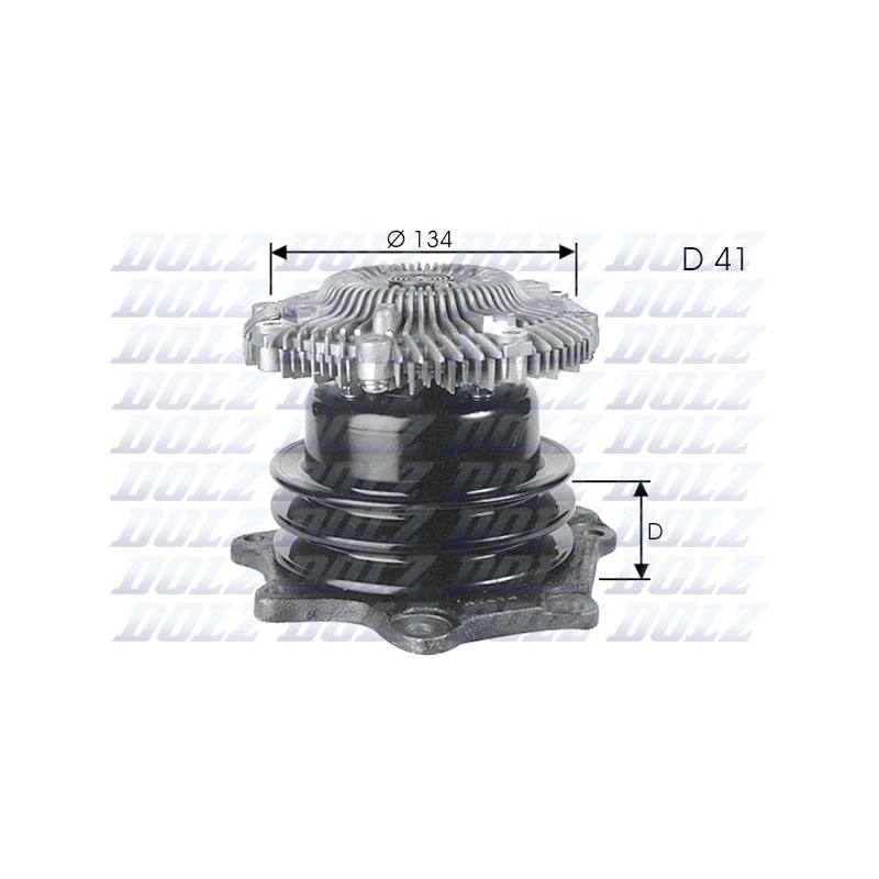 DOLZ N142 Bomba de agua, refrigeración del motor