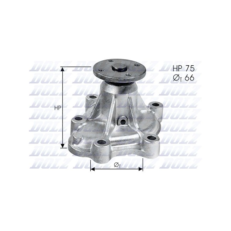 DOLZ O134 Bomba de agua, refrigeración del motor