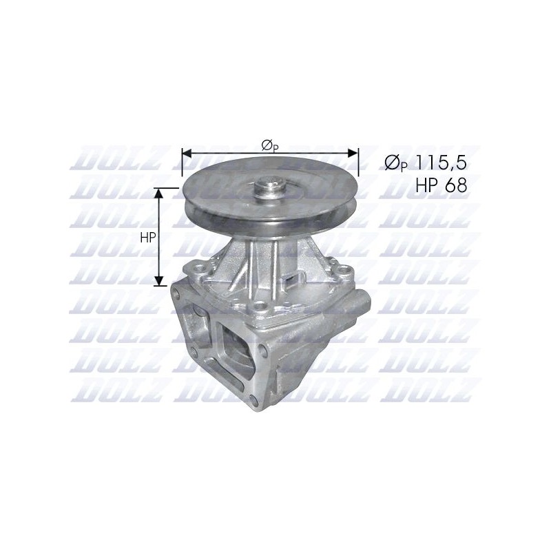 DOLZ S129 Bomba de agua, refrigeración del motor