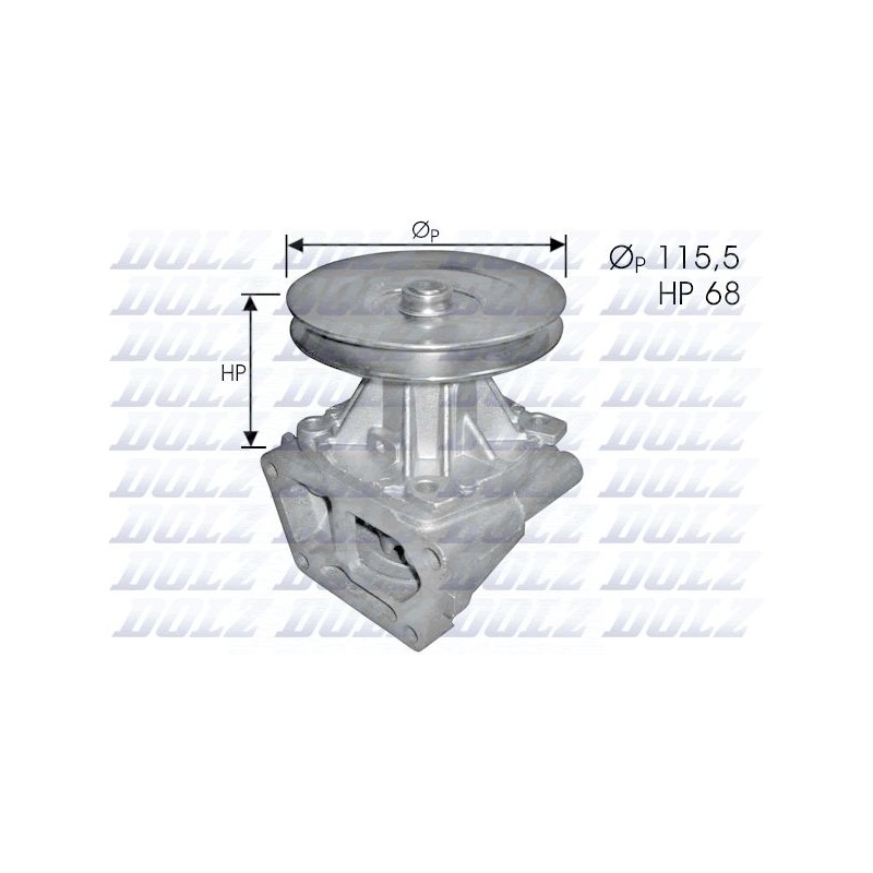 DOLZ S134 Bomba de agua, refrigeración del motor