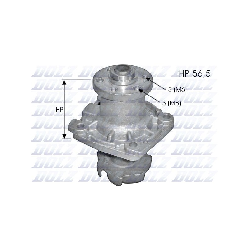 DOLZ S138 Bomba de agua, refrigeración del motor