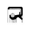 CORTECO 19016236B Retén para ejes, cigüeñal