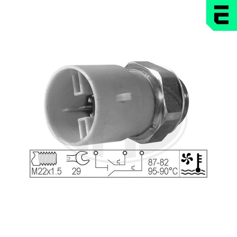 ERA 330218 Interruptor de temperatura, ventilador del radiador