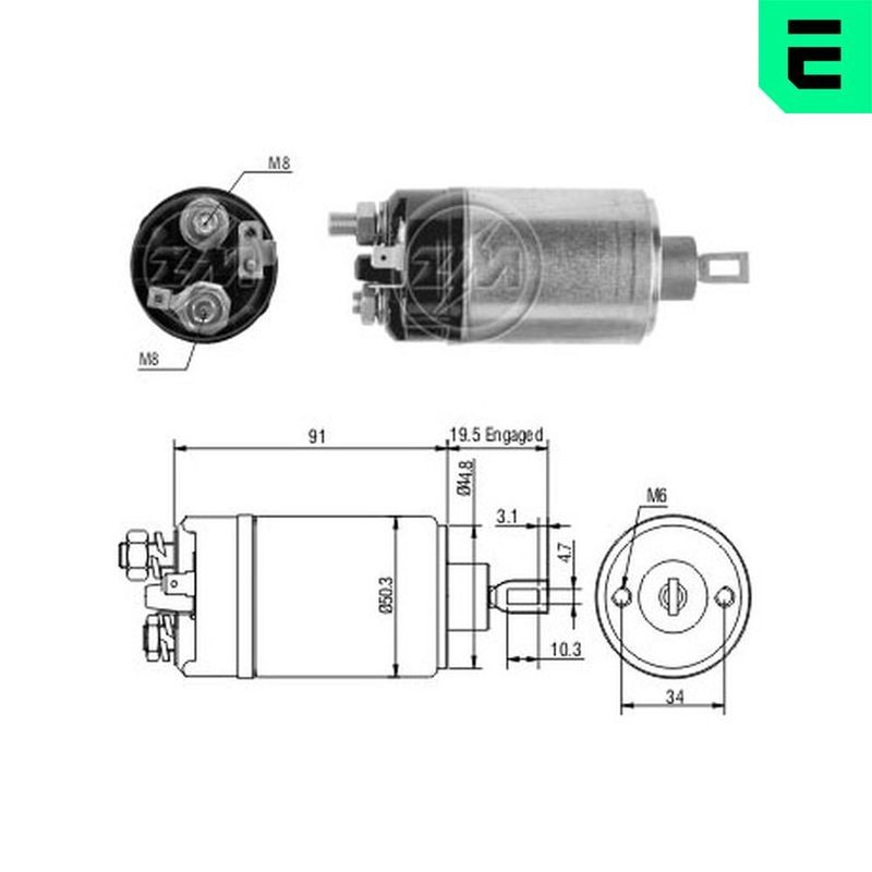 ERA ZM521 Interruptor magnético, estárter