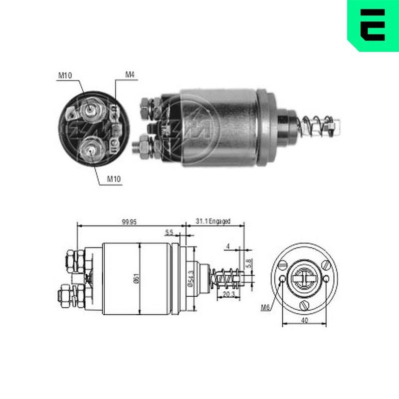 ERA ZM542 Interruptor magnético, estárter