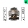 ERA ZN0997 Engranaje de rueda libre, arrancador