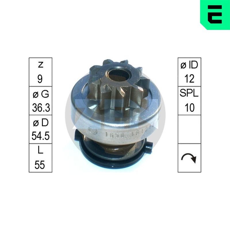 ERA ZN1650 Engranaje de rueda libre, arrancador