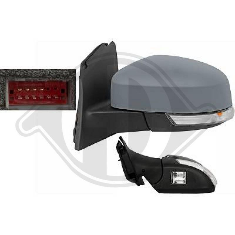 DIEDERICHS 1418325 Retrovisor exterior - 1