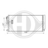 DIEDERICHS DCC1744 Condensador, aire acondicionado - 1
