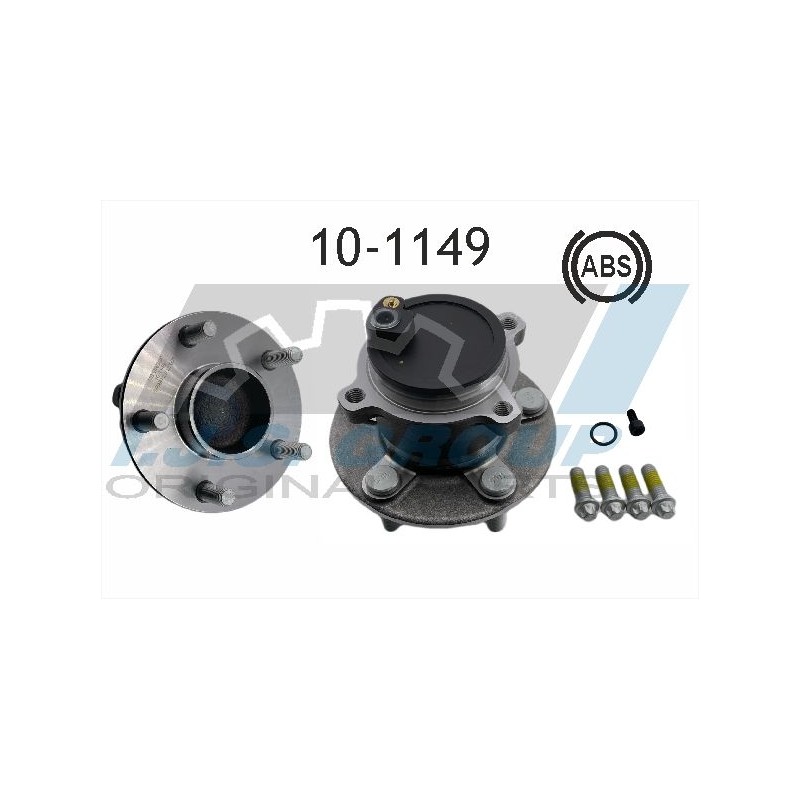 IJS GROUP 10-1149 Juego de cojinete de rueda Eje trasero