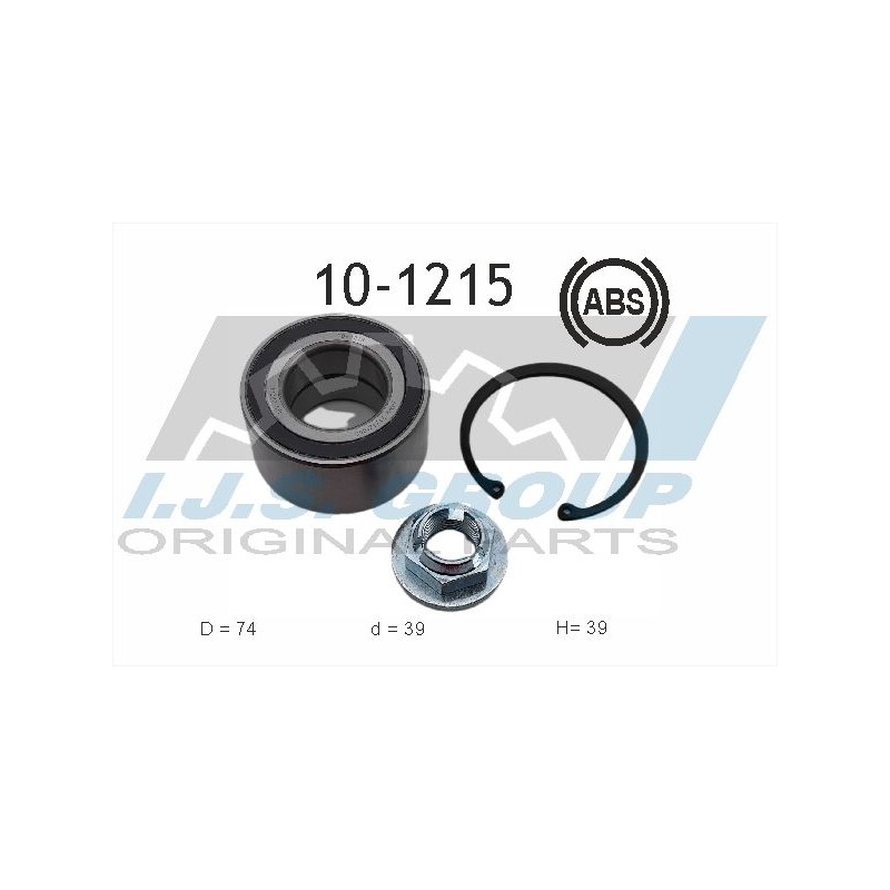 IJS GROUP 10-1215 Juego de cojinete de rueda izquierda