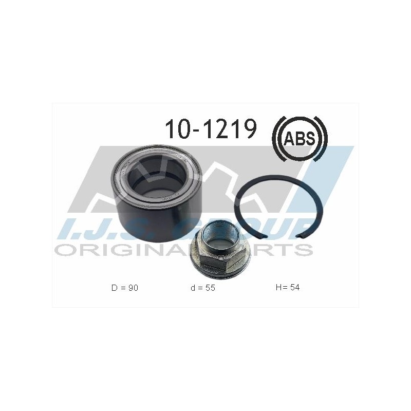 IJS GROUP 10-1219 Juego de cojinete de rueda izquierda