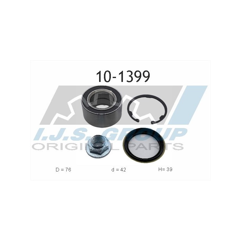 IJS GROUP 10-1399 Juego de cojinete de rueda izquierda