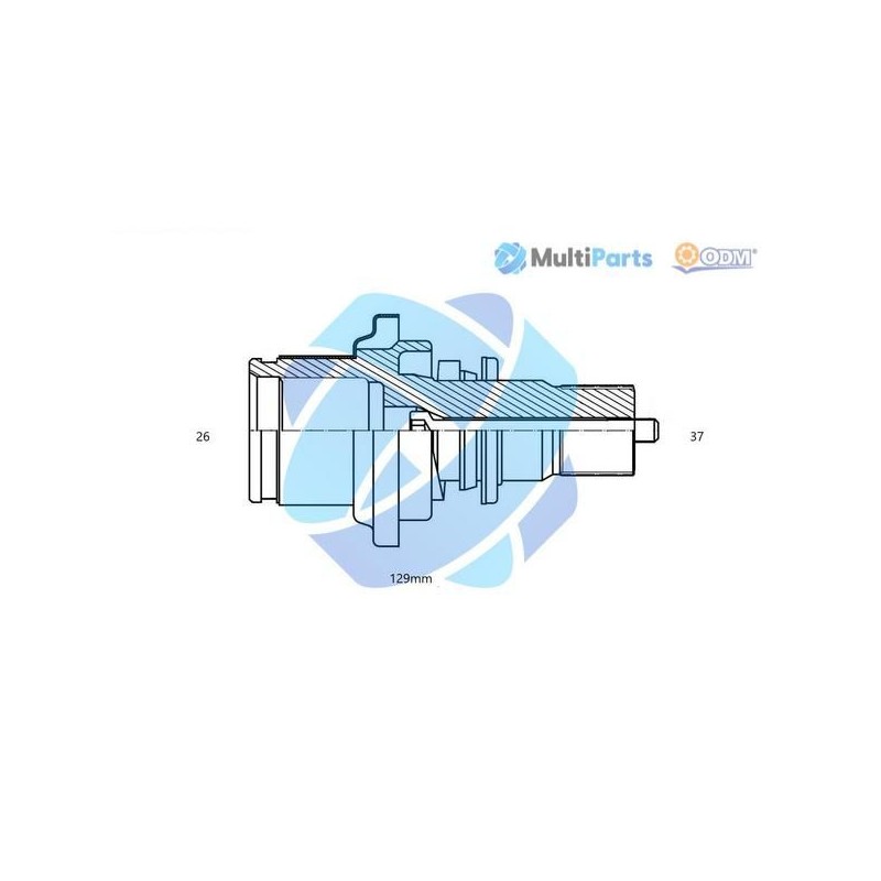 Multiparts 16-210030 Palier, diferencial