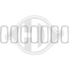 DIEDERICHS 2660041 Cubierta, panal de radiador - 1