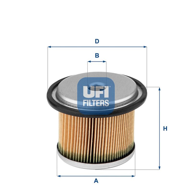 UFI 26.676.00 Filtro combustible