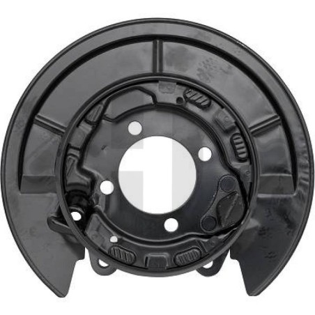 DIEDERICHS 9661852 Chapa protectora contra salpicaduras, disco de freno Atrás derecho