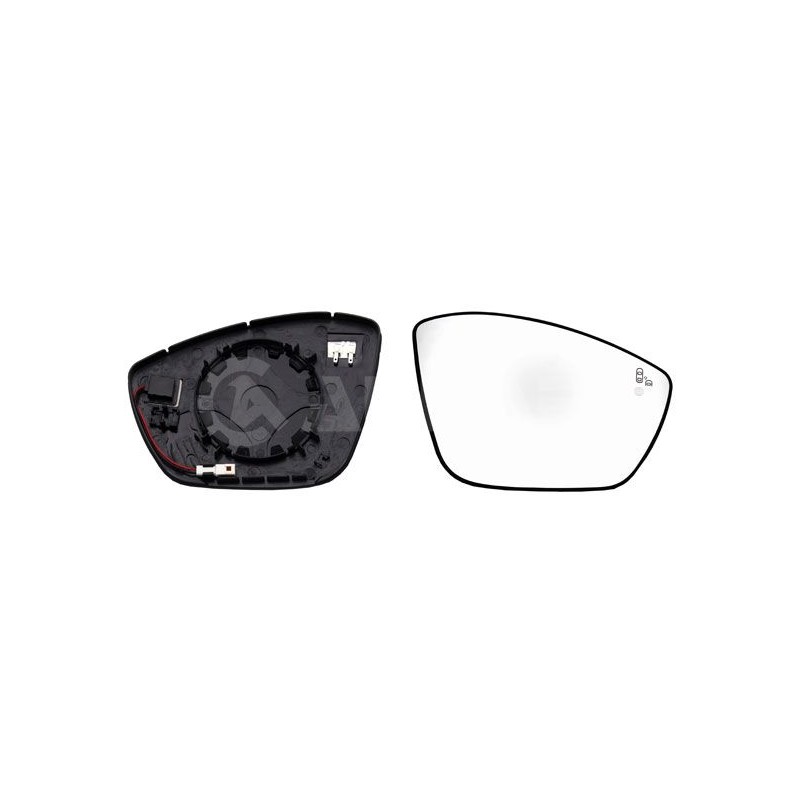 ALKAR 6432881 Cristal de espejo, retrovisor exterior