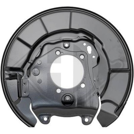 DIEDERICHS 9668711 Chapa protectora contra salpicaduras, disco de freno