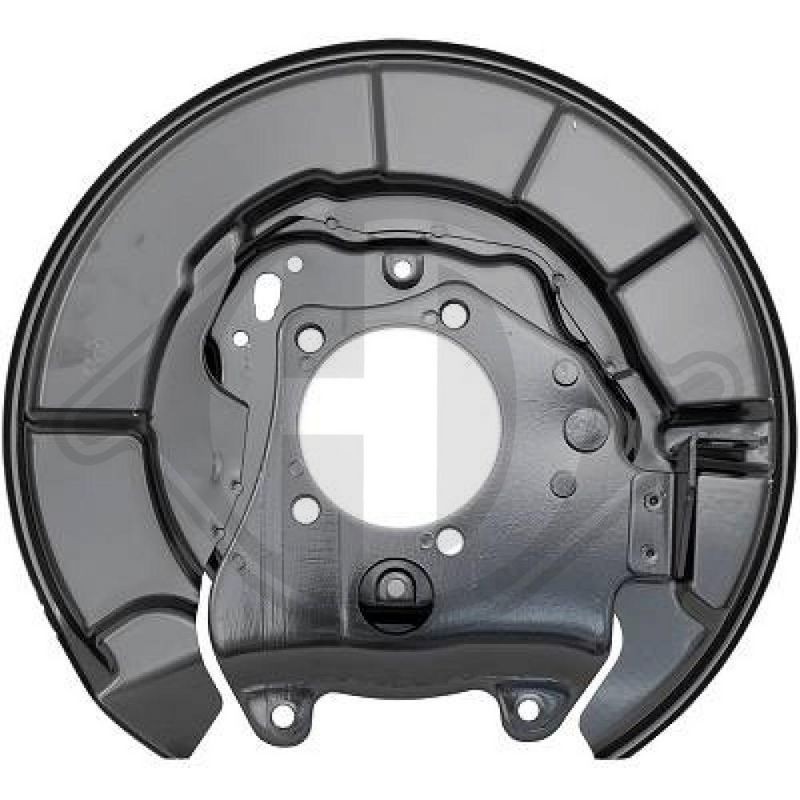 DIEDERICHS 9668712 Chapa protectora contra salpicaduras, disco de freno