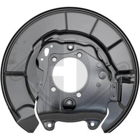 DIEDERICHS 9668712 Chapa protectora contra salpicaduras, disco de freno