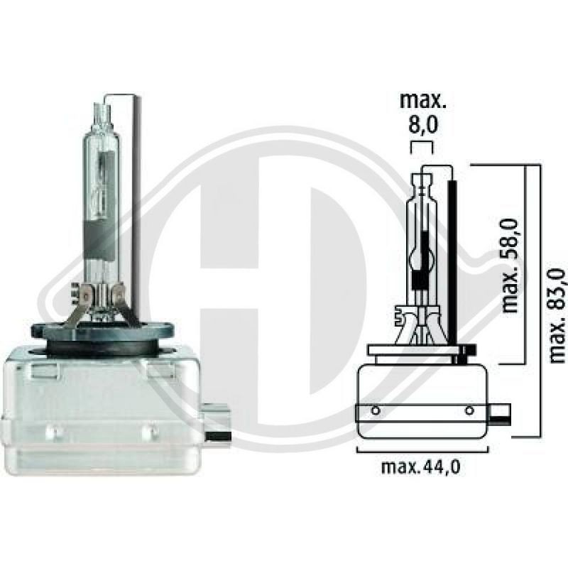DIEDERICHS LID10007 Lámpara, faro principal