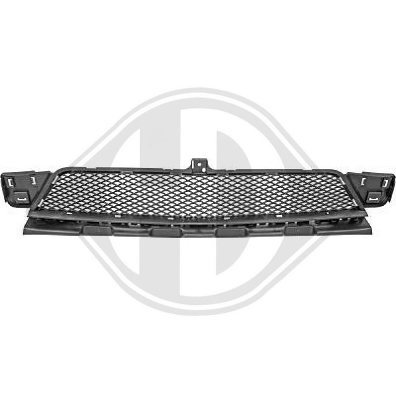 DIEDERICHS ZUB00330 Rejilla de ventilación, parachoques - 1