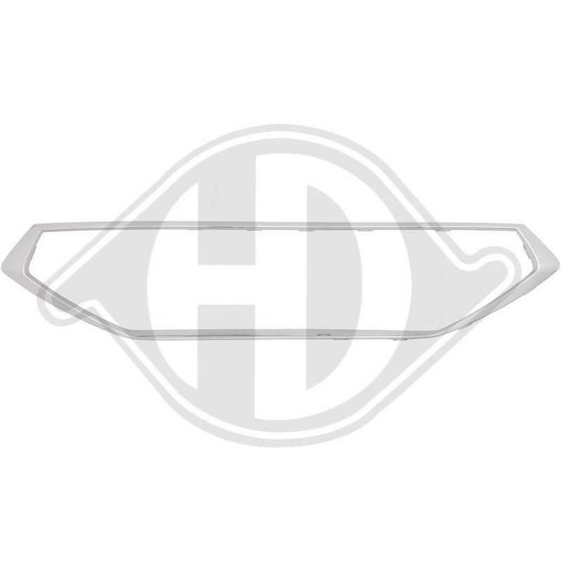 DIEDERICHS 7434038 Listón embellecedor/protector, panal de radiador - 1