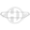 DIEDERICHS 7434038 Listón embellecedor/protector, panal de radiador - 1