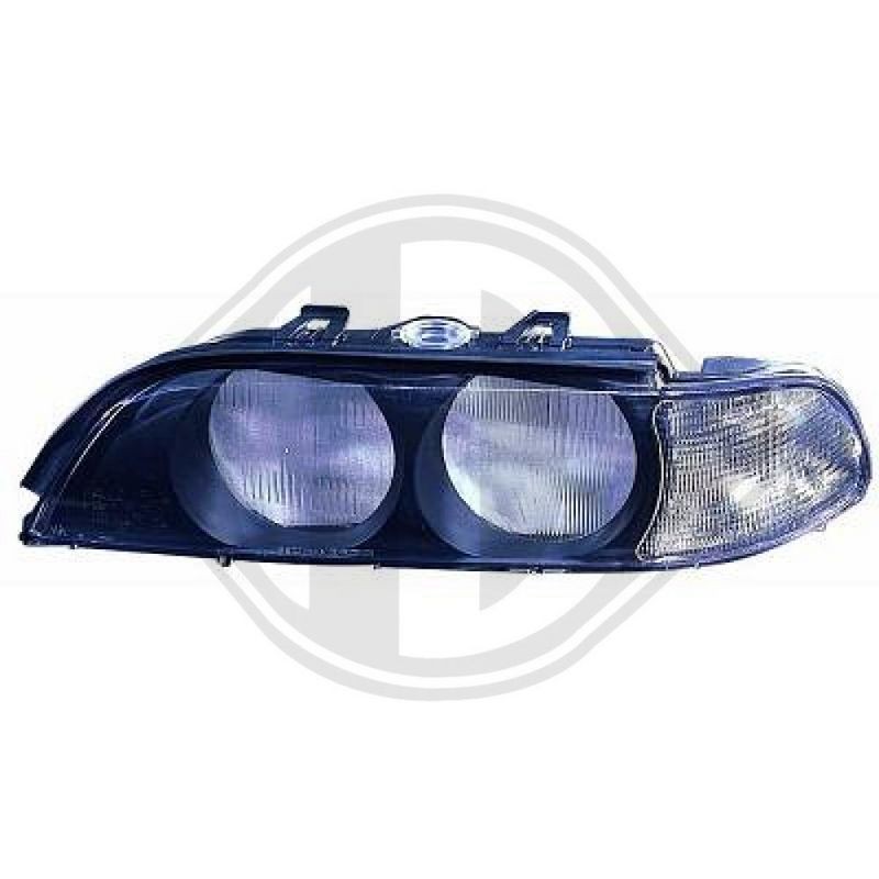 DIEDERICHS 1223384 Cristal, faro principal derecho