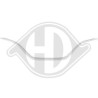 DIEDERICHS 4446042 Listón embellecedor/protector, panal de radiador - 1