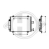 DIEDERICHS DCC1589 Condensador, aire acondicionado - 1