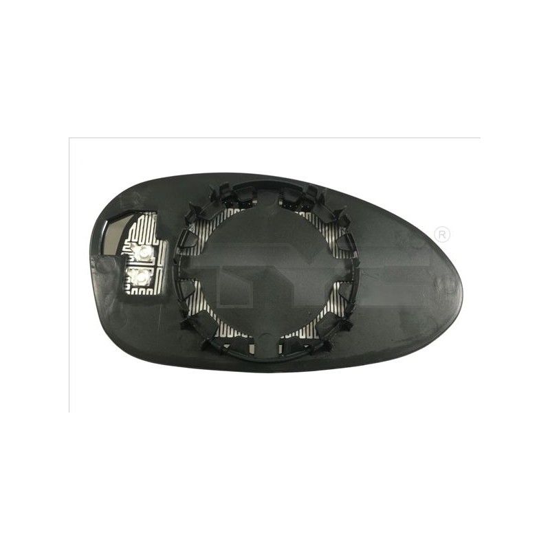 TYC 303-0098-1 Cristal de espejo, retrovisor exterior izquierda