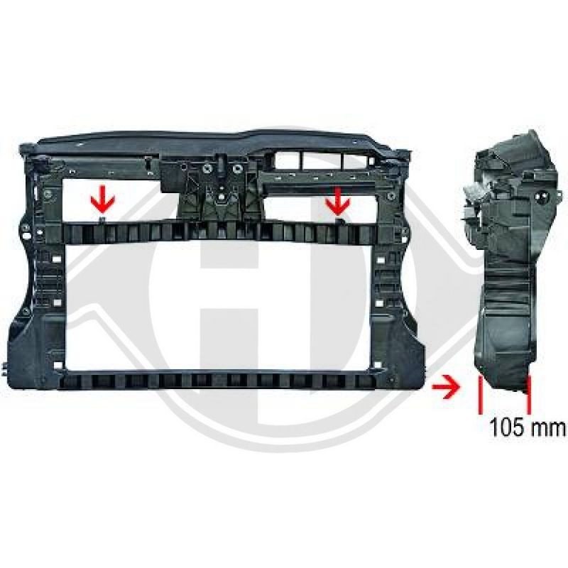 DIEDERICHS 2215002 Revestimiento frontal - 1