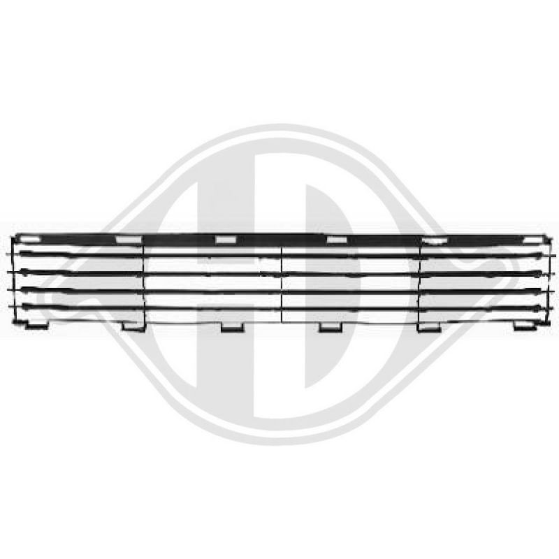 DIEDERICHS 6635040 Rejilla de ventilación, parachoques - 1
