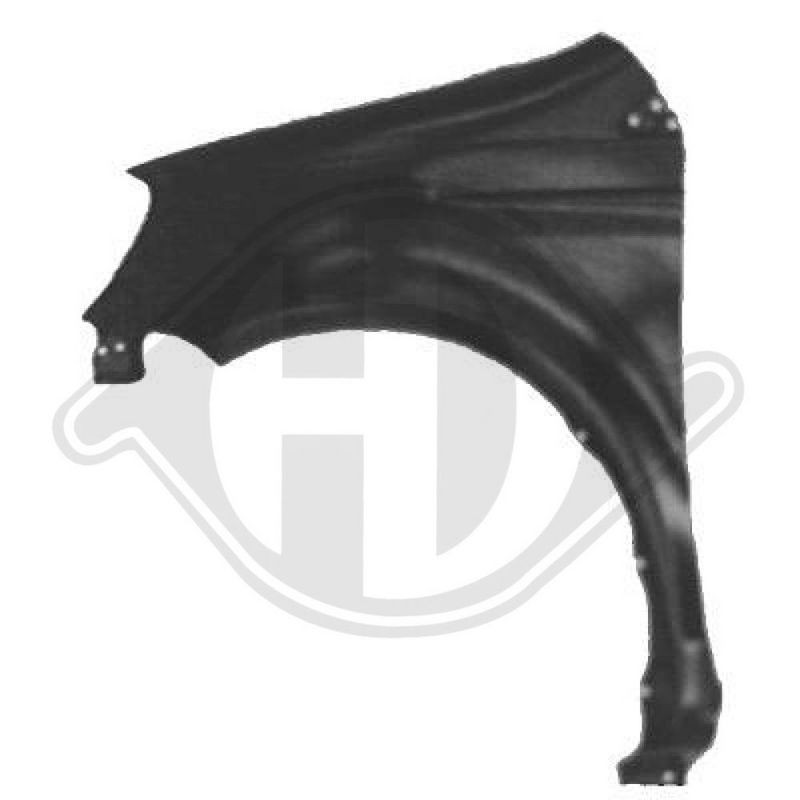 DIEDERICHS 6605007 Guardabarros - 1