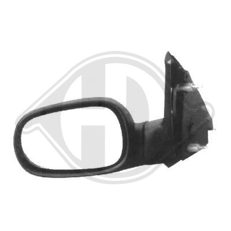 DIEDERICHS 4412224 Retrovisor exterior derecho