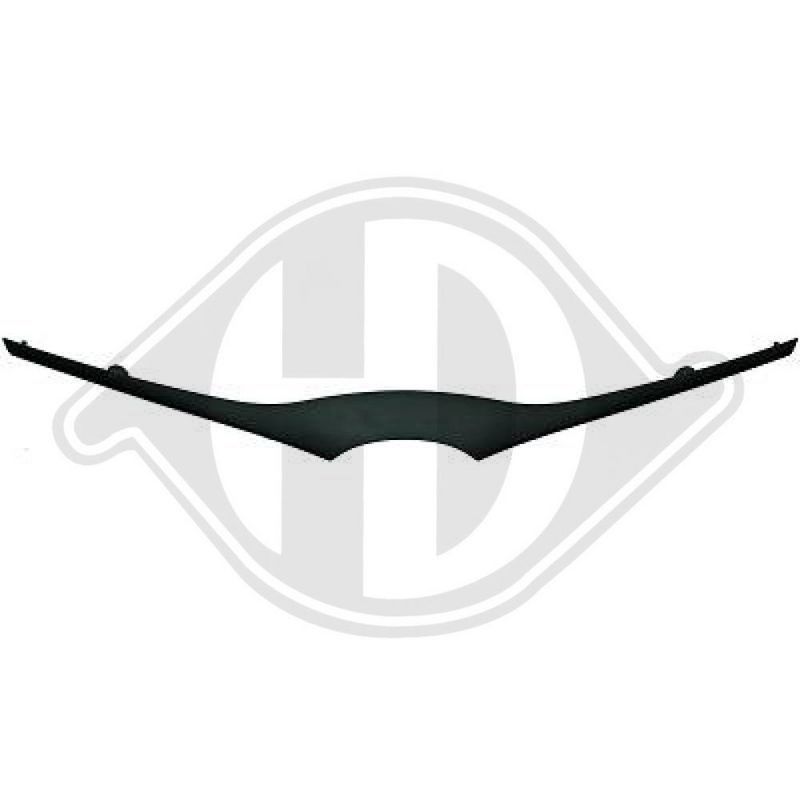 DIEDERICHS 6607141 Listón embellecedor/protector, panal de radiador - 1